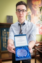 Maciej Mańka laureatem 28. Konkursu Prac Młodych Naukowców Unii Europejskiej